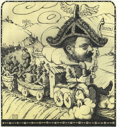 Eisenbahnminister Dr. pl. Dersehattan von Hinko Smrekar